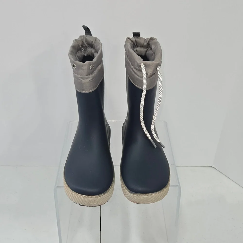 Western Chief Element Navy Waterproof Rain Boots Kids 13 WSC 3043 Fleece Lined